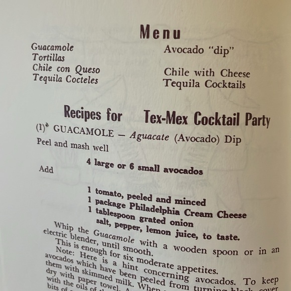 VINTAGE « MEXICAN » COOK BOOK - Picture 10 of 11